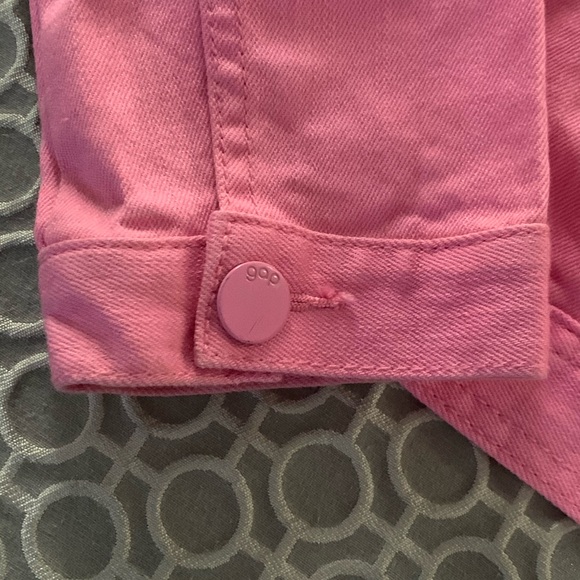 Girl’s Pink Denim GAP Jacket Size 12-XL EUC - Picture 3 of 7